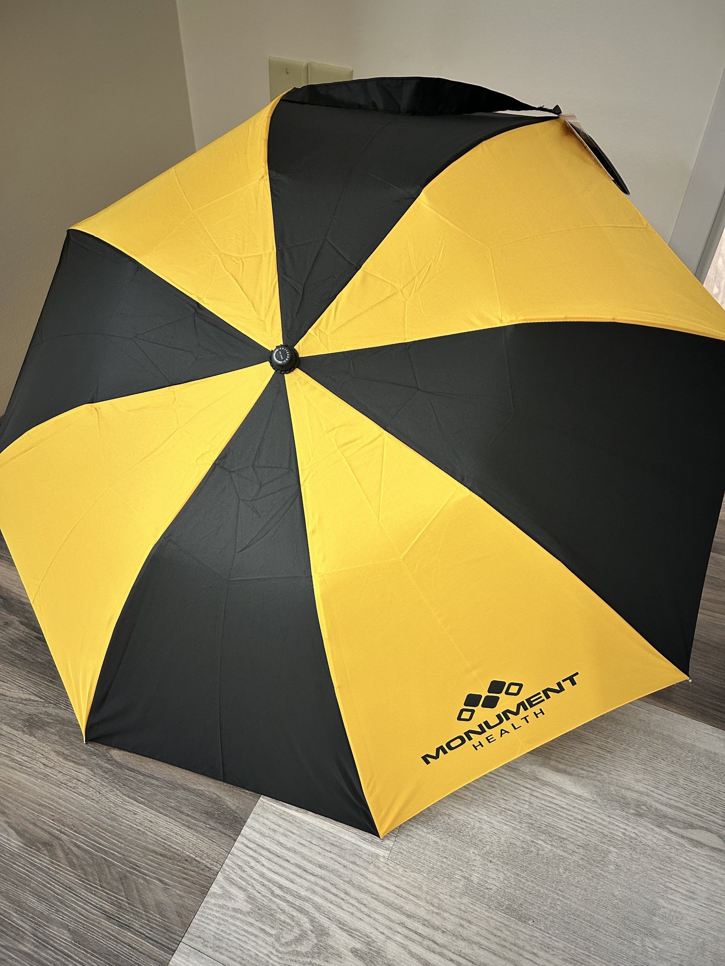Umbrella - Gold/Black with MH Logo