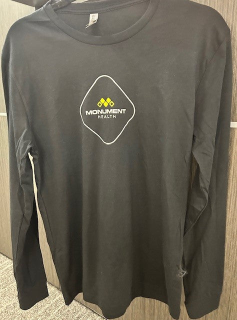 Long Sleeve Black T-Shirt - Med Imaging / MH Approved Scrub Color