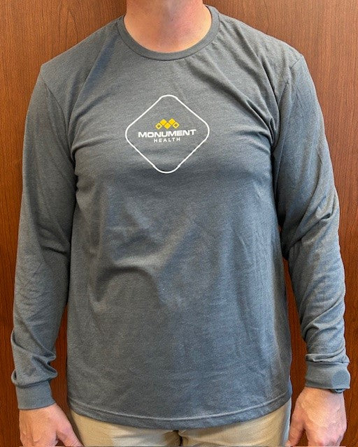 Long Sleeve Pewter T-Shirt- Therapies/MH Approved Scrub Match