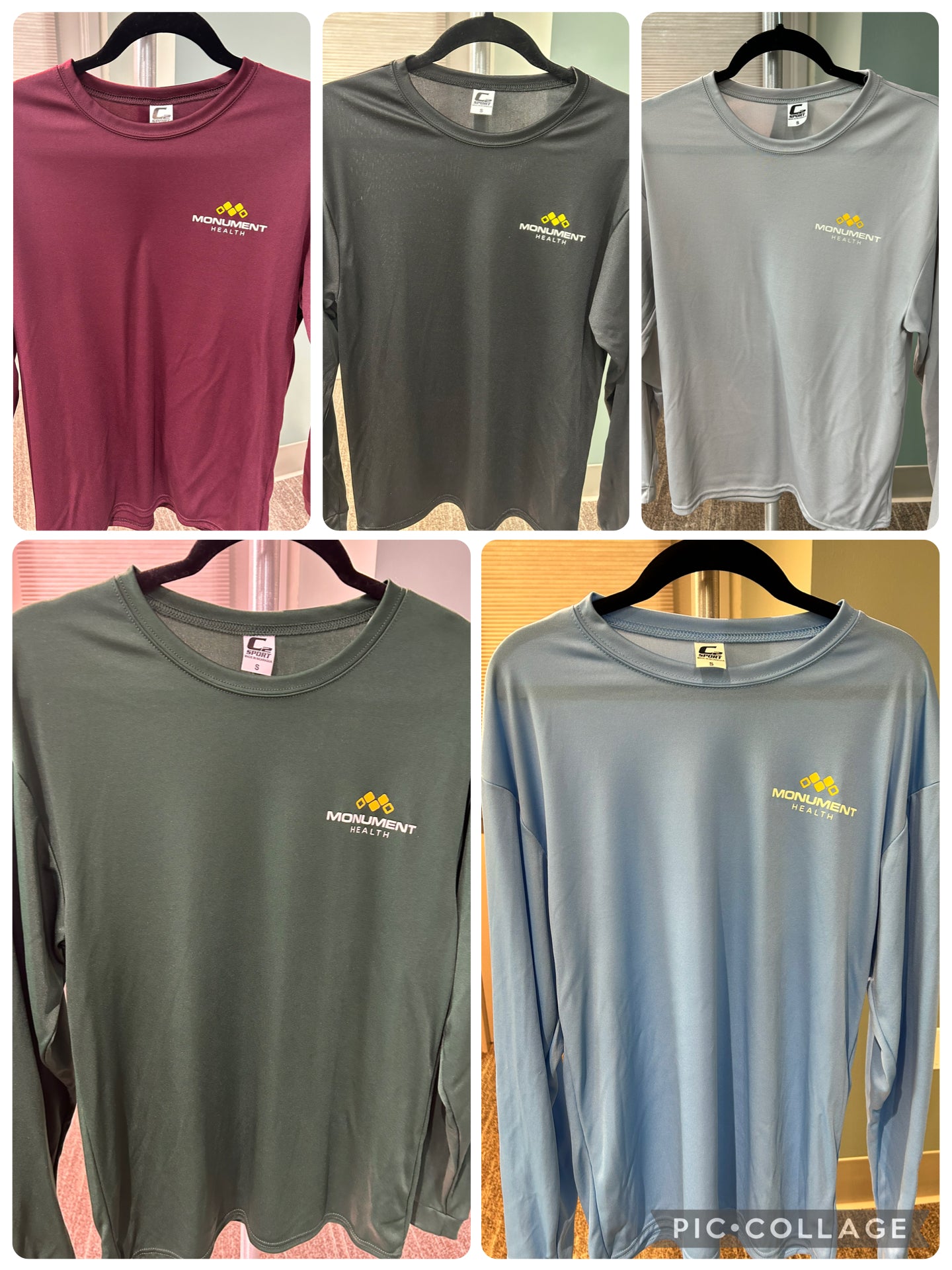 Polyester Crew Neck Tee - Long Sleeve / MEN