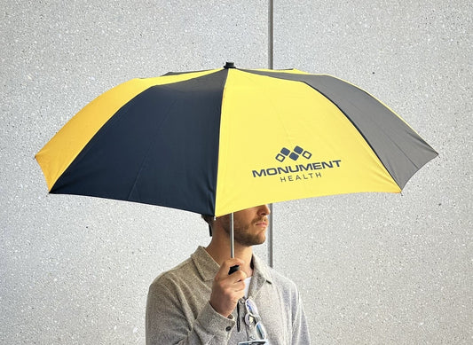 Umbrella - Gold/Black with MH Logo