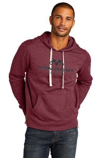 Maroon/Gray Re-Fleece Hoodie