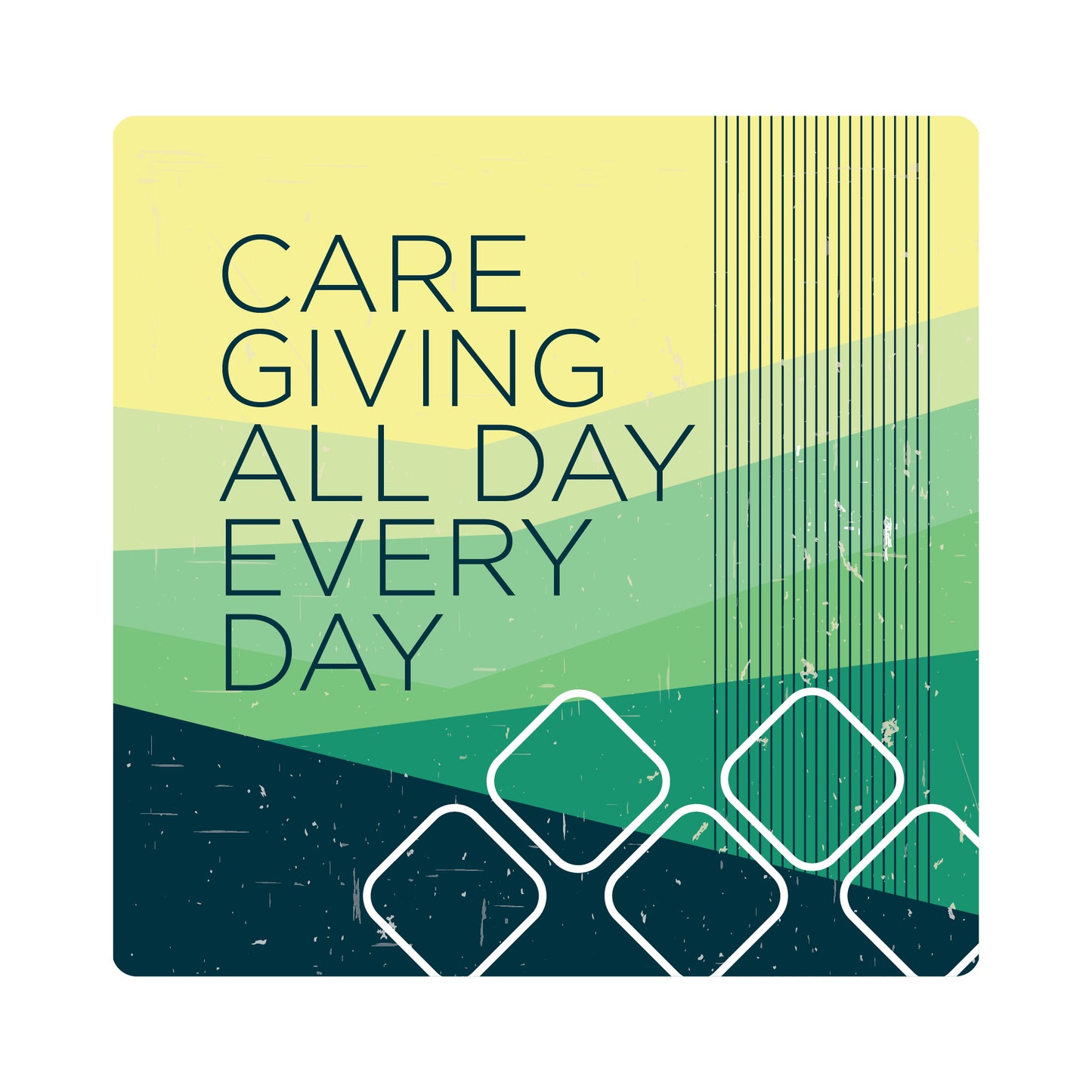 MH Sticker - Caregiving All Day Every Day