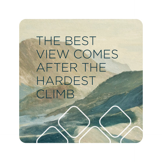 MH Sticker - The Best View Comes After The Hardest Climb